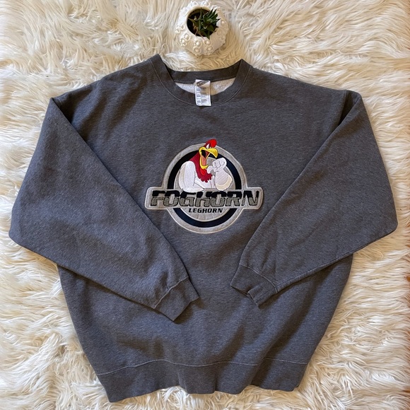 Vintage Warner Bros Foghorn Leghorn crewneck sweatshirt, size 3XL - Picture 11 of 16